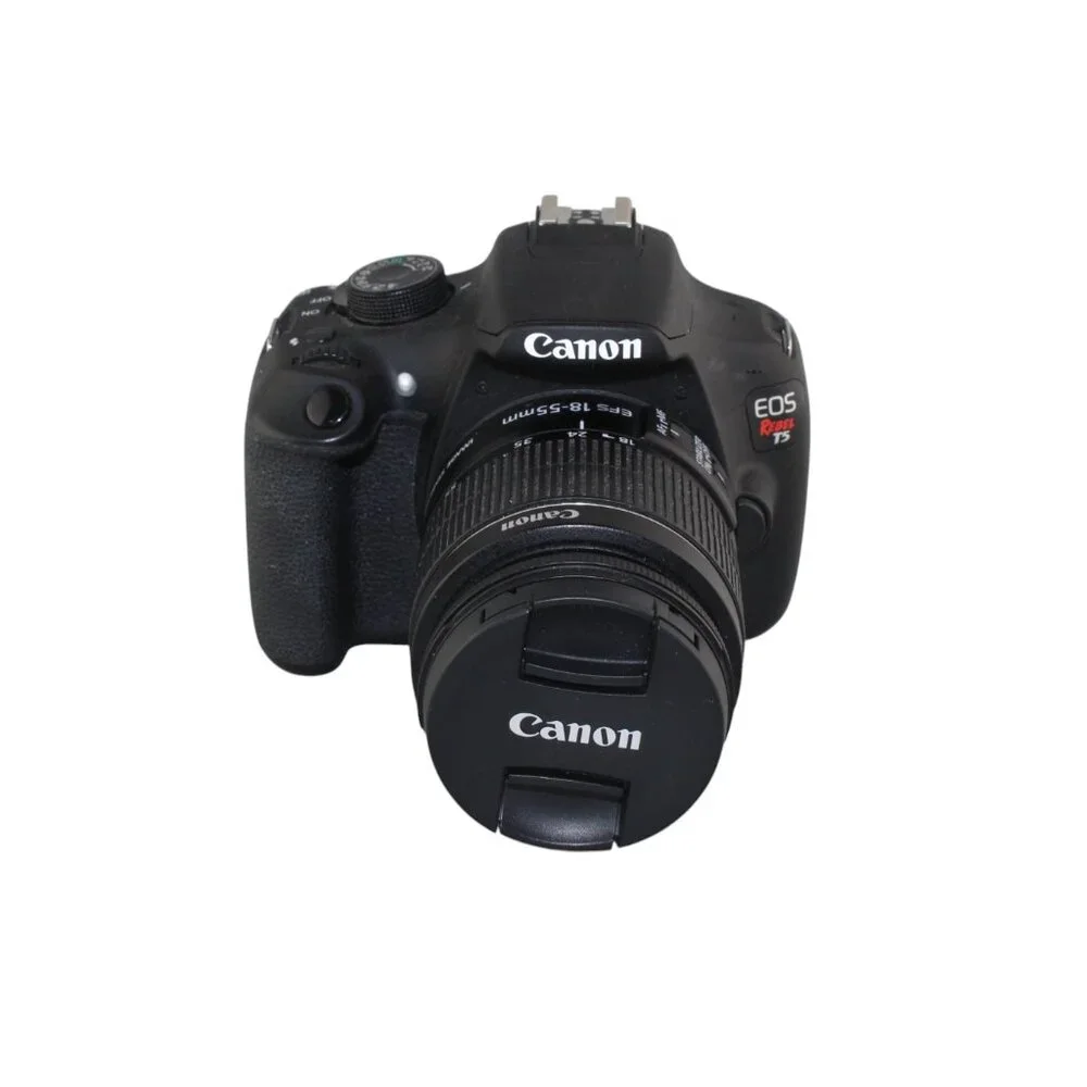 Canon EOS Rebel T5 DSLR Camera w/ 18-55mm Lens FOR PARTS Not Working